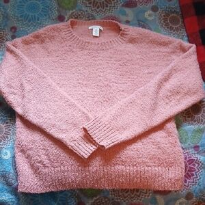 Nordstrom Soft Pink Crew Neck Sweater